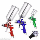H-827 1.4mm Auarita 3x Hvlp Air Spray Gun Kit Pro Gravity Feed Paint Sprayer