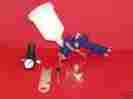 6899580 12084 Ate 2 In1 Hvlp Spray Paint Gun 1.4 2.0 Nozzle Air Tool 689958120840