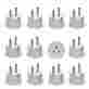 12pkschuko Orei American Usa To European Schuko Germany Plug Adapters Ce Certified Heavy 784676875444