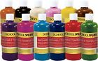 1439213 School Smart Washable Tempera Paint Pint Assorted Colors 791836872861