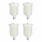 Titan-19900-fba-c4 4-pack Titan New Plastic Paint Cup And Lid White 600ml 644766098972