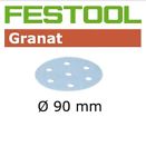 497365 Pack 80 Festool 90 50 Grit Granat
