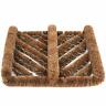 54142 Footmatters Ninamar Natural Coir Boot Scrubber Scraper Door Mat Inch