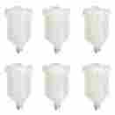 Titan-19900-fba-c6 6-pack Titan New Plastic Paint Cup And Lid White 600ml 644766098965