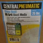 7923635 61875 Glass Bead Grit Central Pneumatic 25 Pounds 80 Sandblast Media In Box 792363618755