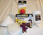 792363671811 Central Pneumatic Spray Gun W 5 Can Liners Filters Inline Air Filter Free