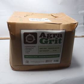 Agra Grit 750244500049 Crushed Walnut Shell Media Medium 18-40 25 Lb