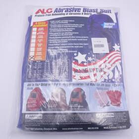 00041427 Alc Nylon/cotton Abrasive Blasting Suit In Blue Mens 5xl
