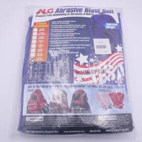 041427 Alc Nylon/cotton Abrasive Blasting Suit In Blue Mens 5xl 041427 Alc Nylon/cotton Abrasive Blasting Suit In Blue Mens 5xl