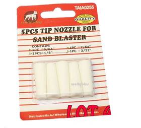 Fdxxrty-377 Arc-power 4 Packs Air Sandblaster Tip Nozzle For Sand Blaster Gun 9/64 Inch 1/8
