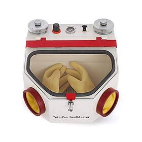 Aries Outlets 792057348395 50w Lab Equipment Twin Double Pen Fine Sandblaster Sand Blaster
