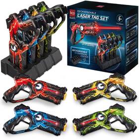 Best Choice Products B0cgvxwg17 Rechargeable Laser Tag Set With Docking Station No Vests - 4