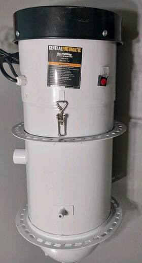 60738 Build Master 860005728992 Dust Collector And Vacuum Reclaim System For Cabinet Central Pneumatic