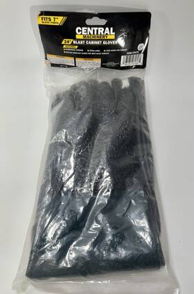 Central Machinery 193175471895 24 Inch Sandblasting Gloves Abrasive Cabinet For 7 Glove Ports