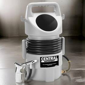 59483 Central Machinery 50 Lb Abrasive Blaster Sandblasting Gun Hopper Cleaner Tool 15 Inch Hose