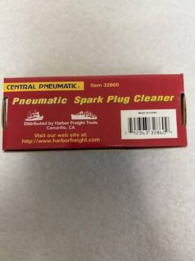 32860 Central Pneumatic Spark Plug Cleaner/ Sand Blaster Item