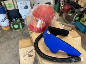 24003a Clemco Apollo 600 Blast Helmet Supplied-air Respirator With Dlx Suspension