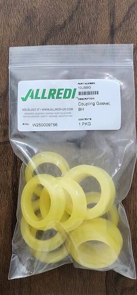 Clemco Sbg-1u Heavy Duty Sandblast Blast Hose Quick Coupling Sbg-u Urethane Gasket 10 Pack