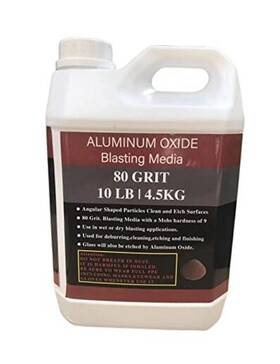 B09xb1p9lf E-star Ca Aluminum Oxide - 10 Lbs Medium To Fine Sand Blasting Abrasive Media For