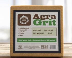Eco Shell 750244500032 25 Lbs Agra Grit 100% Crushed Walnut Shells Media 35-60 Fine