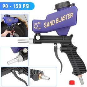 Eeekit 601549129599 Hand Held Portable Media Spot Sand Blaster Gun Air Gravity Feed Rust Remover