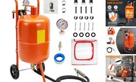Elementool Pho 33u4ufvq Sand Blaster 60-110 Psi High Pressure Portable 10 Gallon