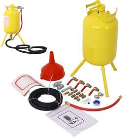 Etsg 699955621042 Portable 5-gallons Sand Blaster Blasting Complete Kit For Paint Stain Rust