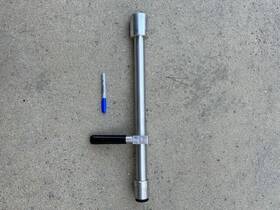 726200 Everblast 24 Inch Sandblasting Nozzle Extension With Handle Abrasive Blast Clemco