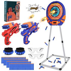 Fibevon B09fpn87ch Nerf Electronic Shooting Target Touch Screen Digital Practice Toy For Kids