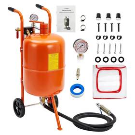 Garveetech 199108878625 20 Gallon Sand Blasting Machine 60-110 Psi Pressure Air Blas