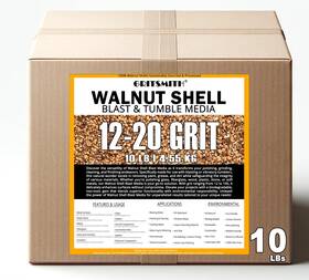 G-ws-1220-10 Gritsmith 12-20 Grit Ground Walnut Shell Media 10 Lbs / 4.55 Kg - Medium For Tum
