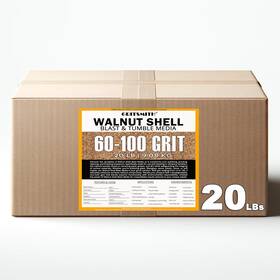 G-ws-60100-20 Gritsmith 60-100 Grit Ground Walnut Shell Media 20 Lbs / 9.08 Kg - Ultra Fine Fo