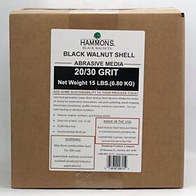 21-0120812 Hammons Black Walnut Shell Abrasive Media For Sandblasting And Polishing Med