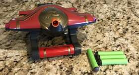 F0237 Hasbro Nerf Marvel Spider-man Web Bolt Blaster Plus 4 Darts
