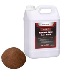 Hdurcir 027685554963 Aluminum Oxide 12 Lbs 120 Grit Medium To Fine Sand Blasting Abrasive Media For B