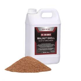 Hdurcir 027685555106 5 Lbs 12/20 Grit Ground Walnut Shells Fine For Tumbling Blasting Vibra