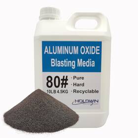 Zgy-80 Holdwin Aluminum Oxide Blast Media 80# Cabinet Blasting Gun Sandblasting Abrasi