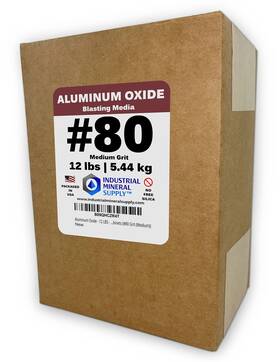 Industrial Mineral Supply 739601235107 Aluminum Oxide - 12 Lbs Sand Blasting Abrasive Media For Sandblasters