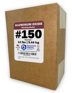 Industrial Mineral Supply 739601235138 Aluminum Oxide - 12 Lbs Sand Blasting Abrasive Media For Sandblasters