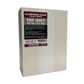 Interactivia Fm-alox-180-19lbs #180 Aluminum Oxide - 19 Lbs Fine Sand Blasting Abrasive Media For
