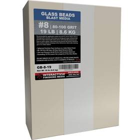 Gm-gb-8-19 Interactivia #8 Glass Beads - 19 Lb Or 8.6 Kg Blasting Abrasive Media Fine 80-100 Mesh