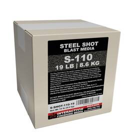 S-shot-110 Interactivia Steel Shot S-110 Blasting Media Fine 19 Lb -