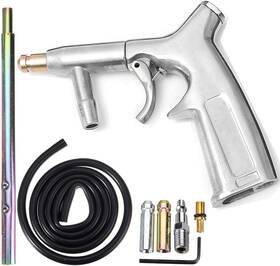 Jewboer 445048017000 Professional Sand Blaster Gun Kit With Ceramic Nozzle For Abrasive Blasting