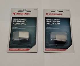 3774080 Jobsmart Lot Of 2 Abrasive Blaster Hardened Alloy Pad New Nos