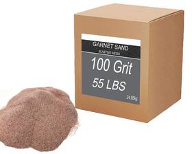 100-git Jrukm Sand Blasting Media 55 Lbs Garnet #100 Grit Sandblaster Abrasive