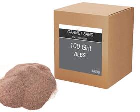 Jrukm 763492129290 Garnet Abrasive Sand Blasting Media #100 Grit 8 Lbs Blasting/waterjet