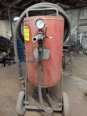 1222-156 Lagrange Sandblaster Pot Built 2002 By Prod. Mawp -20 F 125psi Stamped Um
