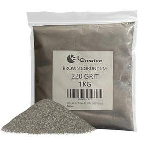Lei-17-2 Le Lematec Brown Corundum Abrasive Blasting Media #220 - Ideal For Surface Pr