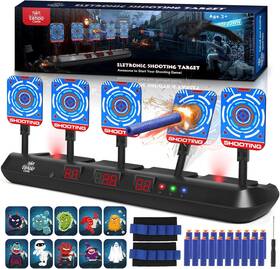 B08jytsgk9 Lehoo Castle Nerf Shooting Targets Game For Kids - 5 Digital