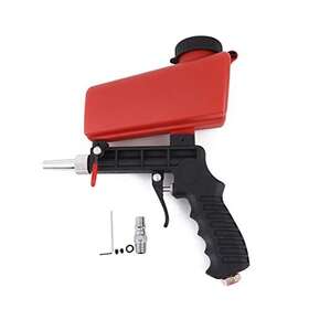 Lslansoon 743129595674 1/4 Inch Air Sandblasting Gun Portable Handheld Sandblaster 90psi Gravity
